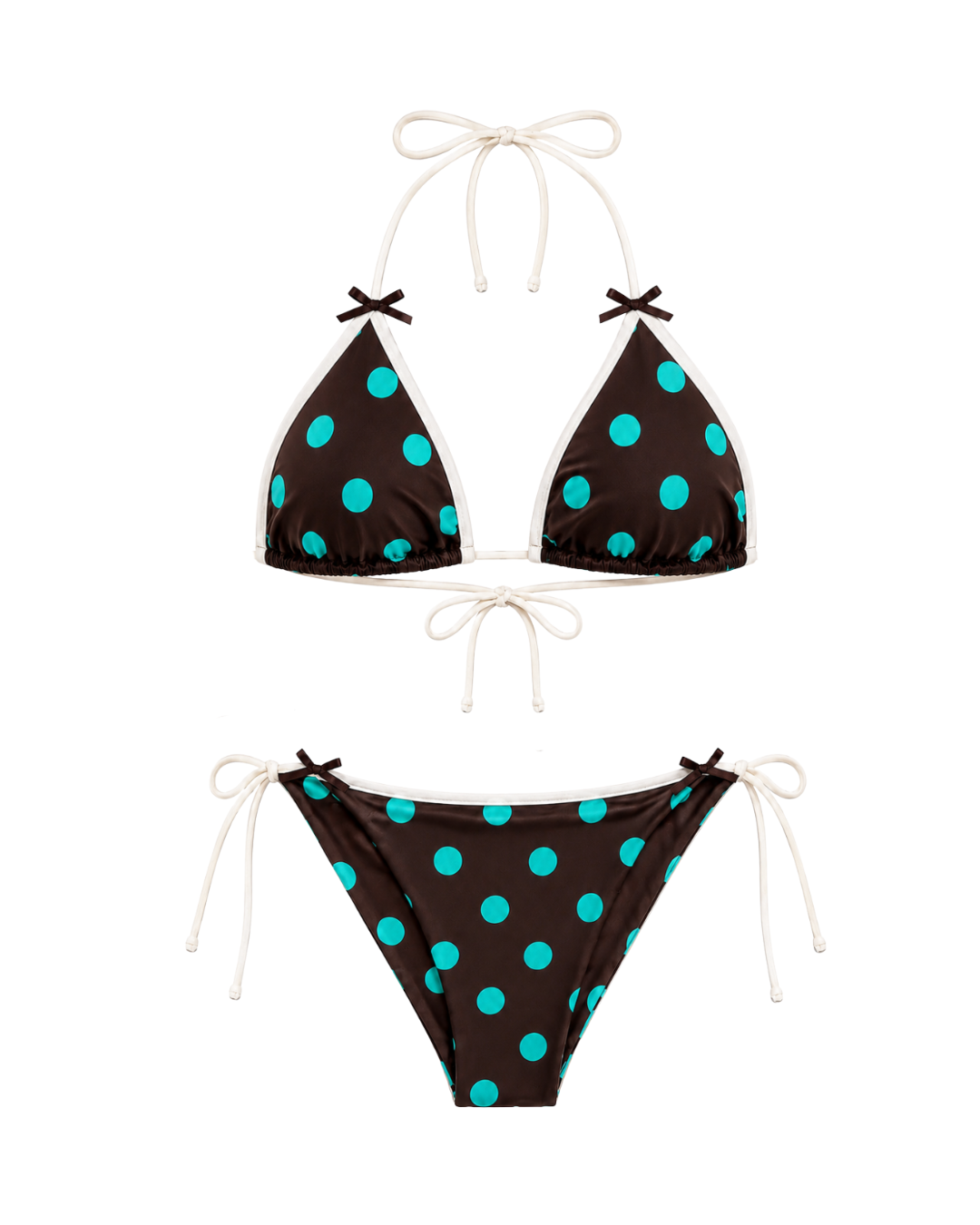Chocolate Polka Dot Top